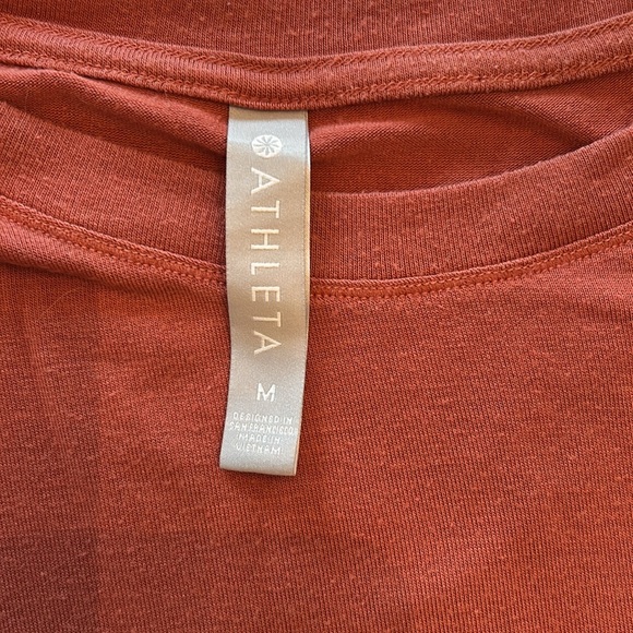 Athleta Terracotta Open Sides Tank Top Size M - Picture 3 of 7